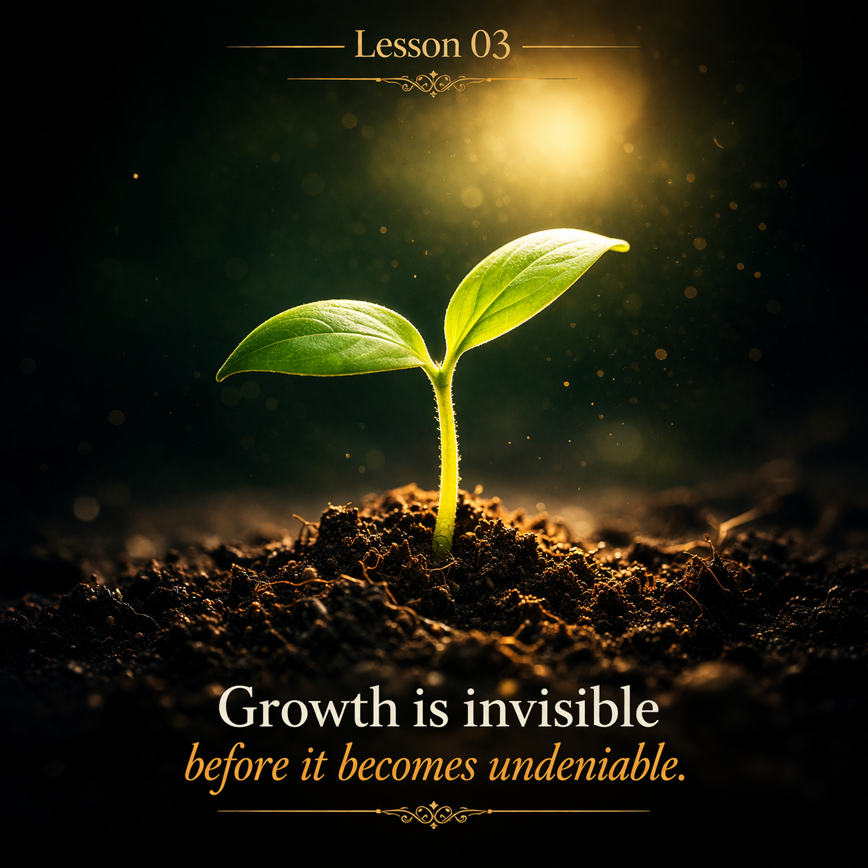 Home growth is invisible before it blooms